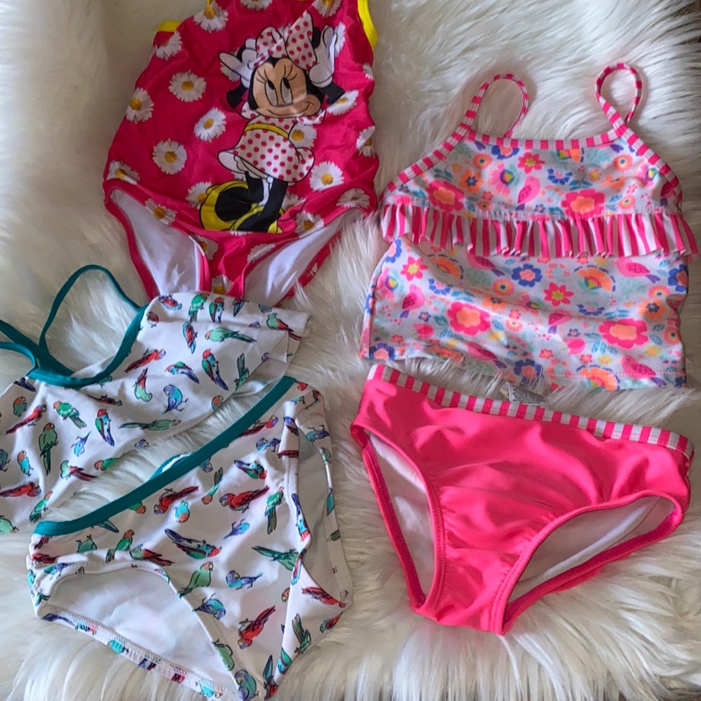 bundles 5 piece swimsuits for girls #4t